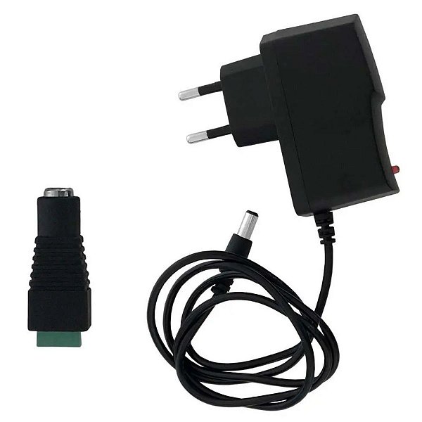 Fonte de Alimentação 12V 1A 50/60Hz 100x240V Protection