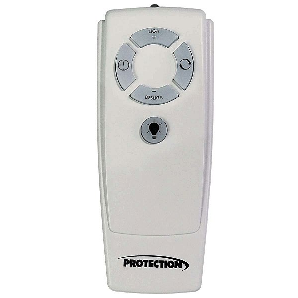 Controle Remoto Universal para Ventilador Sem Fio Branco PT-355 Protection