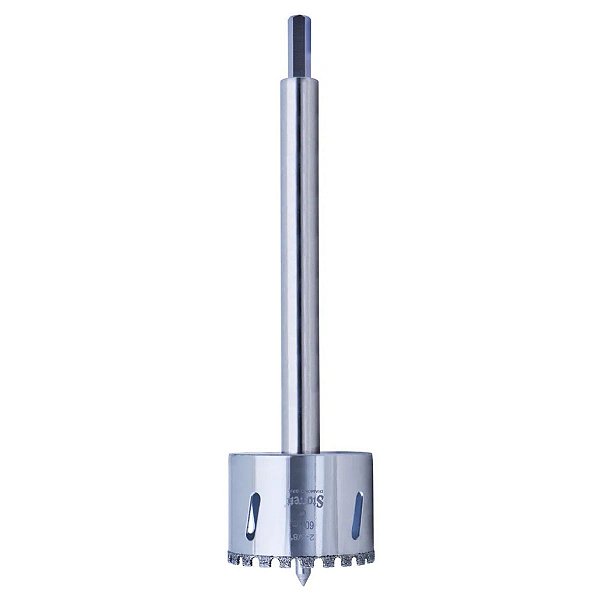 Serra Copo Diamantada 2.3/8'' 60MM com Haste 150MM DE060M Starrett