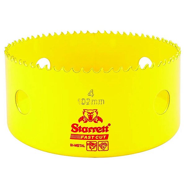 Serra Copo Fast Cut 4'' 102MM FCH0400-G Starrett