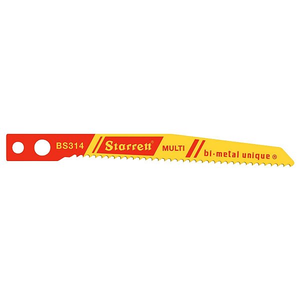 Lâmina de Serra Tico-Tico Bi-Metal com Encaixe Makit 65x7,5x1,0MM BS314 Starrett