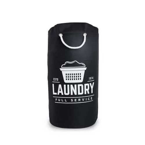 Cesto De Organizador Laundry 25 Litros Preto Secalux