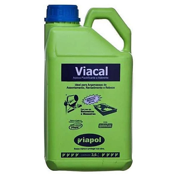 Aditivo Plastificante Viacal 3,6L Viapol