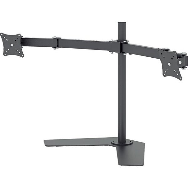 Suporte de Mesa Tri articulado com Inclinação para Dois Monitores de 10” a 24” Multivisão