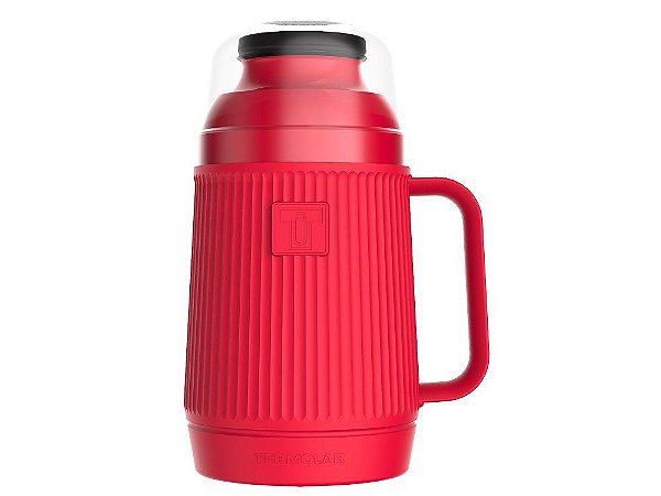 Garrafa Térmica Mundial com Rolha Clean 500ml Vermelho Dash Termolar