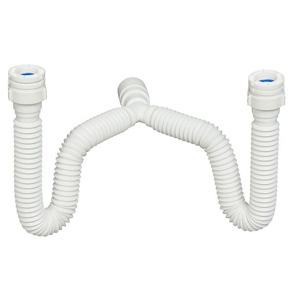 Sifão Ajustável Multiuso Duplo Branco 26916615 Tigre