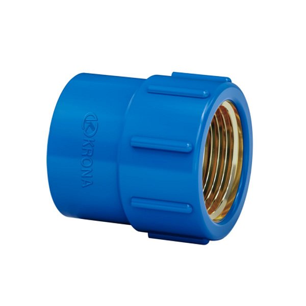 Luva Azul Soldável c/ Bucha de Latão 25mm x 3/4 Krona