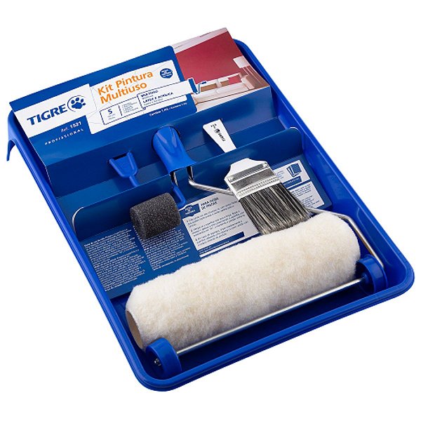 Kit Retoque Multiuso para Pintura 5 Peças 1521 61521000 Tigre