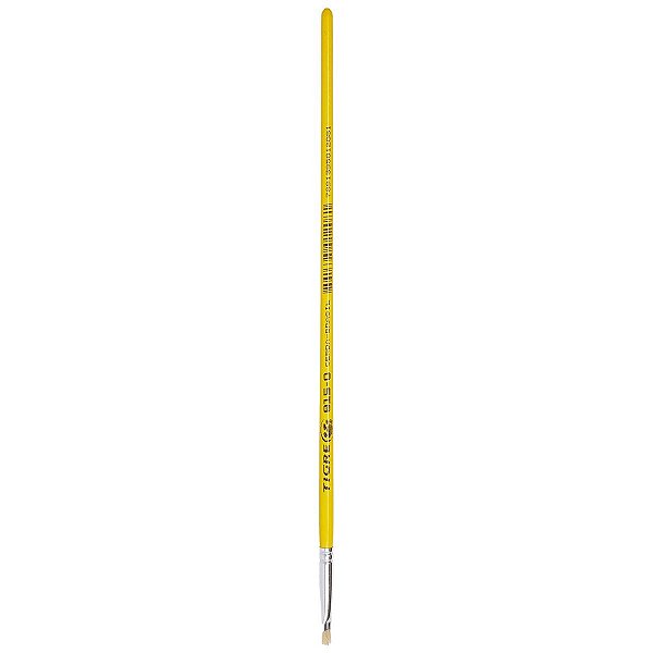 Pincel Chato N°00 Cerda Natural 815 Tigre