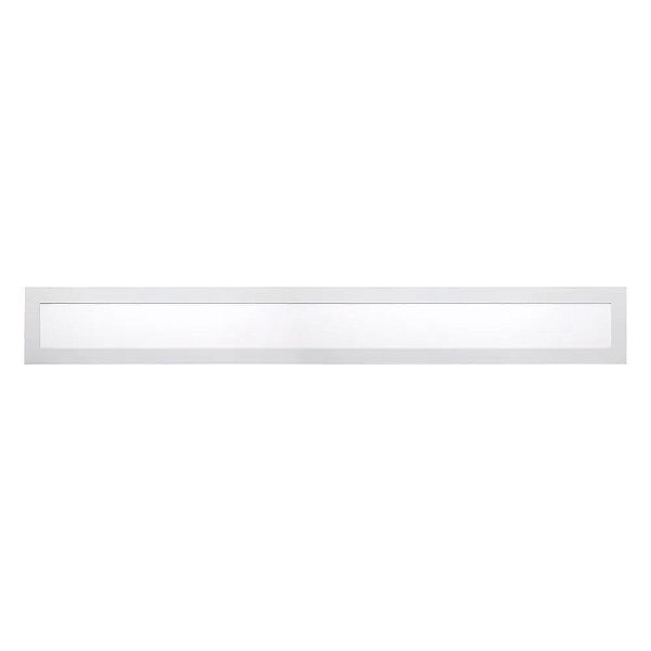 Painel de LED de Embutir Retangular Slimtech 45W 3000K Branco Bivolt - Bronzearte