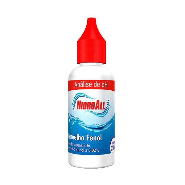Solução Para Piscina Vermelho de Fenol 20ml - Hidroall