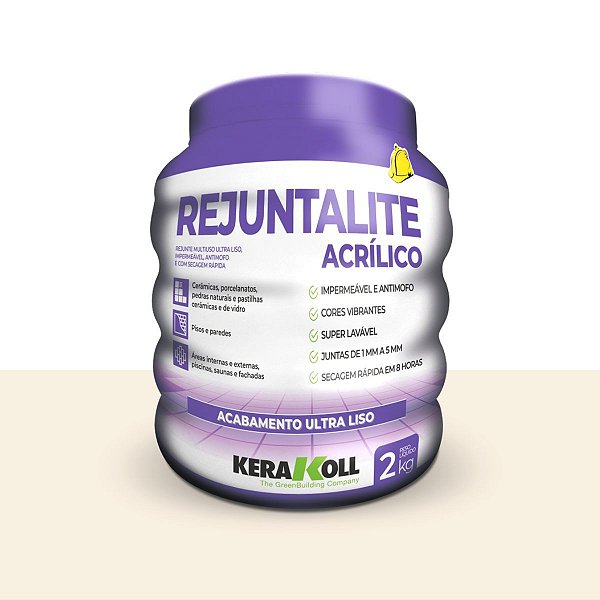 Rejunte Rejuntalite Acrílico Palha 2KG Kerakoll