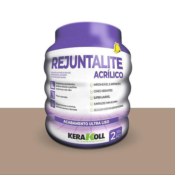 Rejunte Rejuntalite Acrílico Cacaueira 2KG Kerakoll
