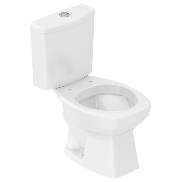 Kit Bacia com Caixa Acoplada, Assento, Anel de Vedação e Fixação Branco Thema Incepa