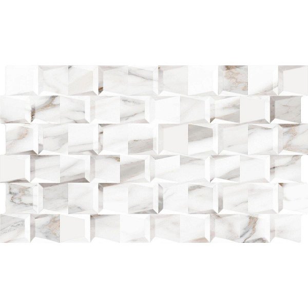 Revestimento Prisma Carrara Acetinado 31x54 Cx. 1,34m² Savane