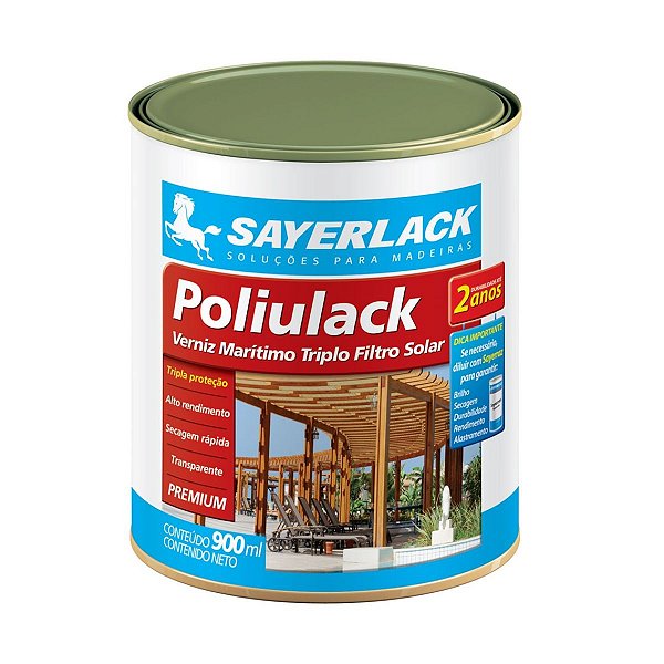 Verniz Poliulack Fosco Acetinado 3L Sayerlack