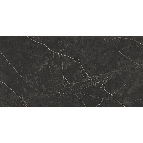 Porcelanato Splendor Nero Acetinado 62x121 HAC120013 Helena