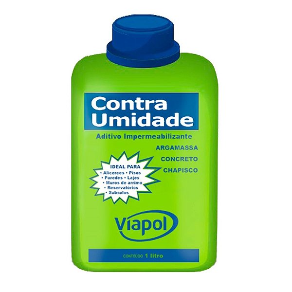 Aditivo Impermeabilizante Contra Umidade 1L Viapol