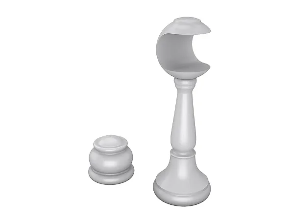 Suporte Eco Europa 28mm 11cm Alongado Branco Belchior
