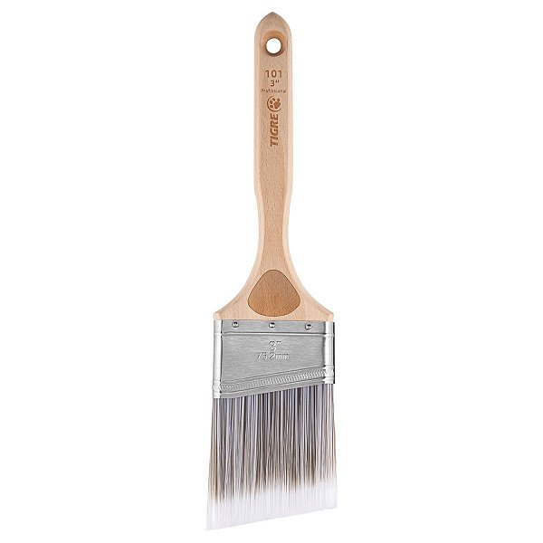 Trincha 101 3" Pro Angular para Pintura Tigre
