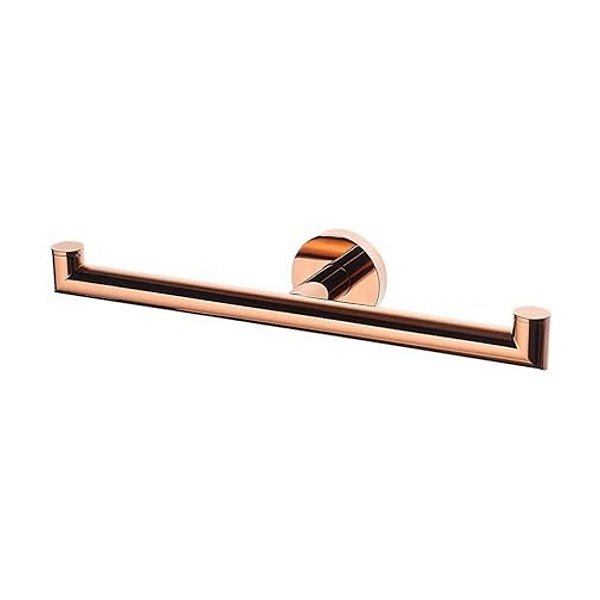 Suporte Duplo Toalha/Papel R82 Rose Gold Lorenzetti