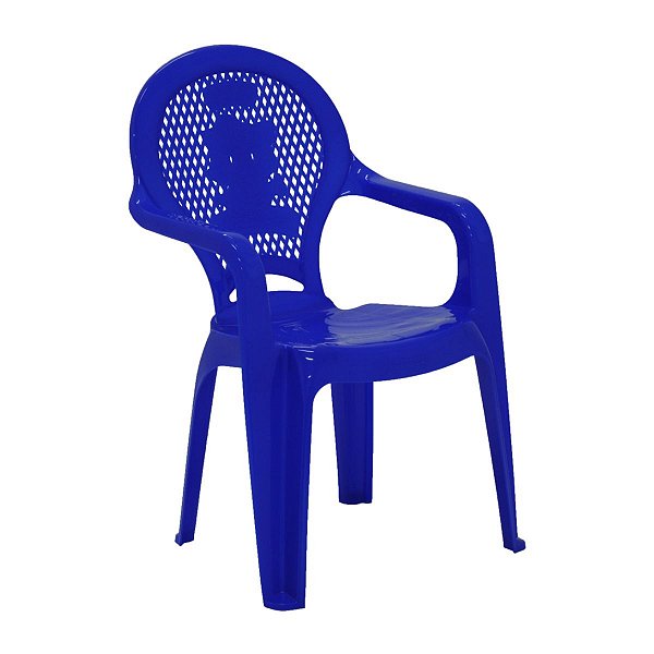 Cadeira Infantil Catty em Polipropileno Estampado 92264070 Azul Tramontina