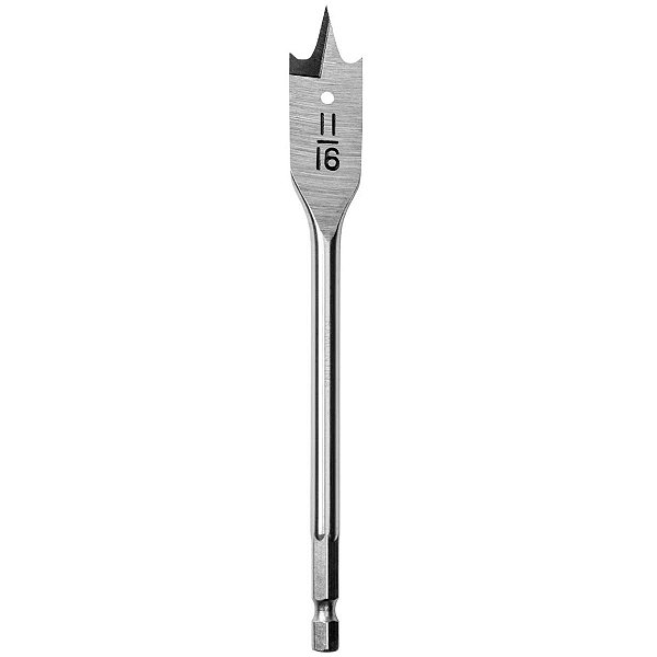Broca Chata 11/16" 150MM para Madeira Aço Master Tramontina