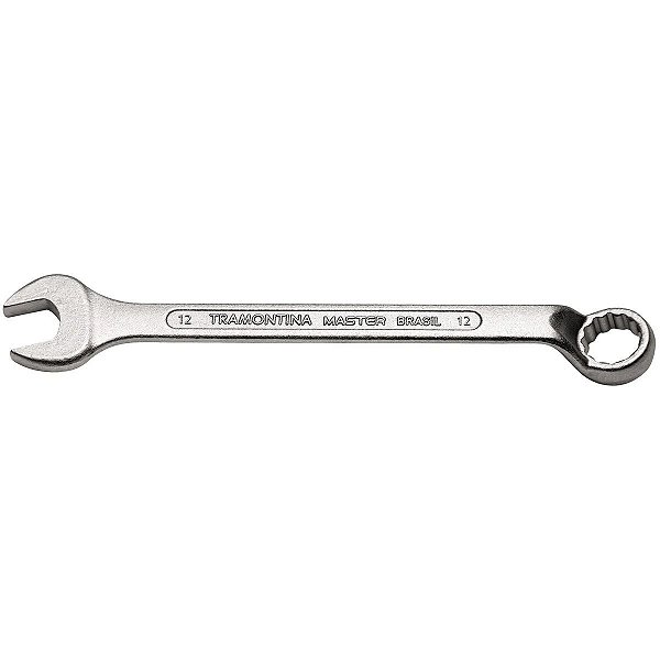Chave Combinada 12MM com Pescoço Aço Cromado 42246112 Master Tramontina