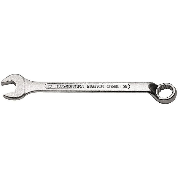 Chave Crombinada 23MM com Pescoço Aço Cromado 42246123 Master Tramontina