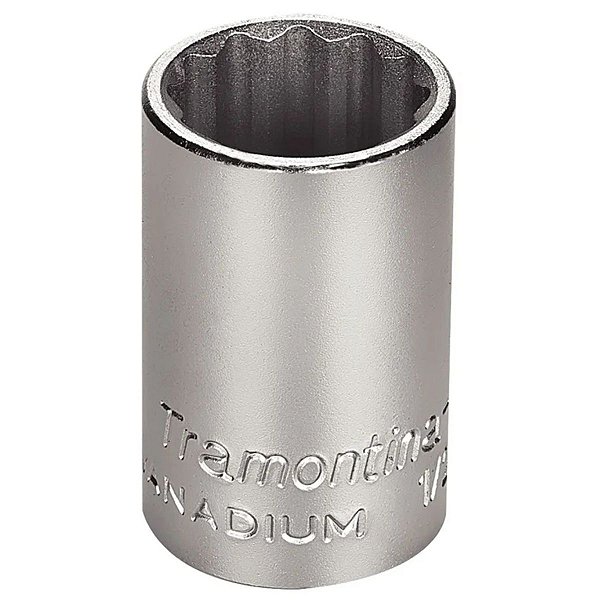 Soquete Estriado 17MM com Encaixe 1/2" 44833/117 Tramontina
