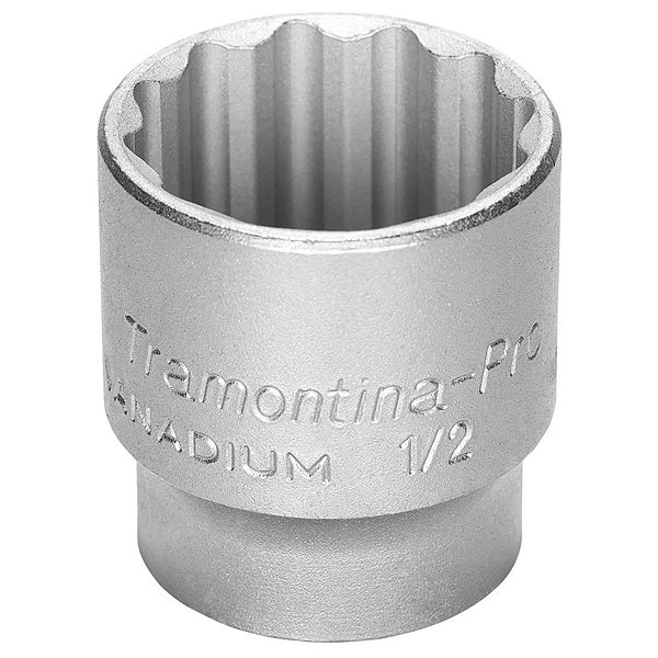 Soquete Estriado 22MM com Encaixe 1/2" 44833/122 Tramontina
