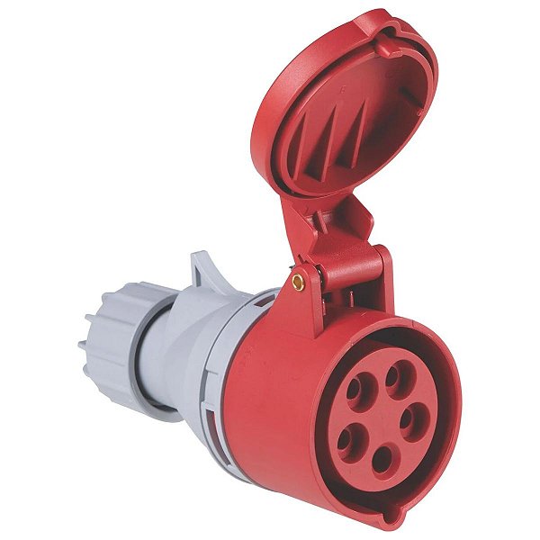 Tomada de Acoplamento Industrial 3P+N+T 16 A 380-415Vca 6H Tramontina