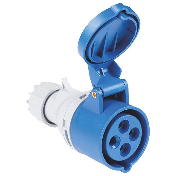 Tomada de Acoplamento Industrial 3P+T 32 A 220-250Vca 9H Tramontina