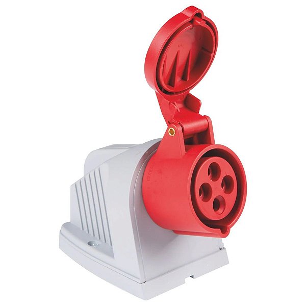 Tomada de Sobrepor Industrial 3P+T 16 A 380-415Vca 6H Tramontina