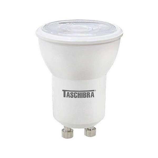 Lâmpada LED Dicroica 3,5W 2700K GU10 Taschibra