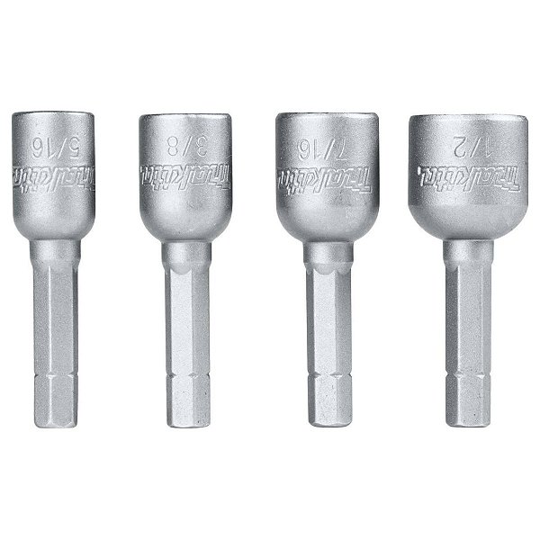 Kit Soquetes Magnético Encaixe Sextavado 4 Peças B-59265 Makita