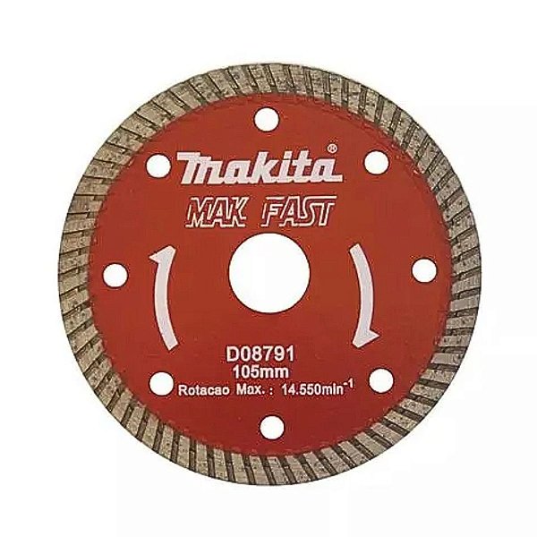 Disco Diamantado 105mm para Marm/Gran Makfast Turbo D08791 Makita