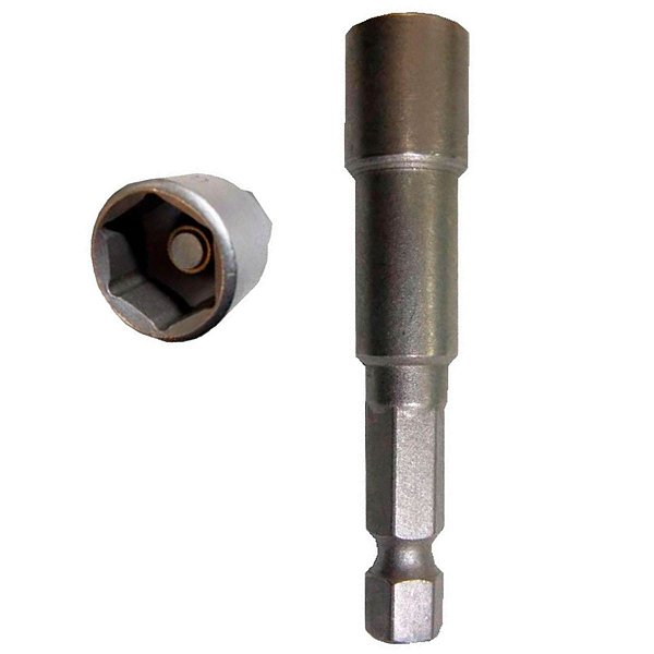 Soquete Magnético 1/4" com Encaixe Sextavado B-38794 Makita