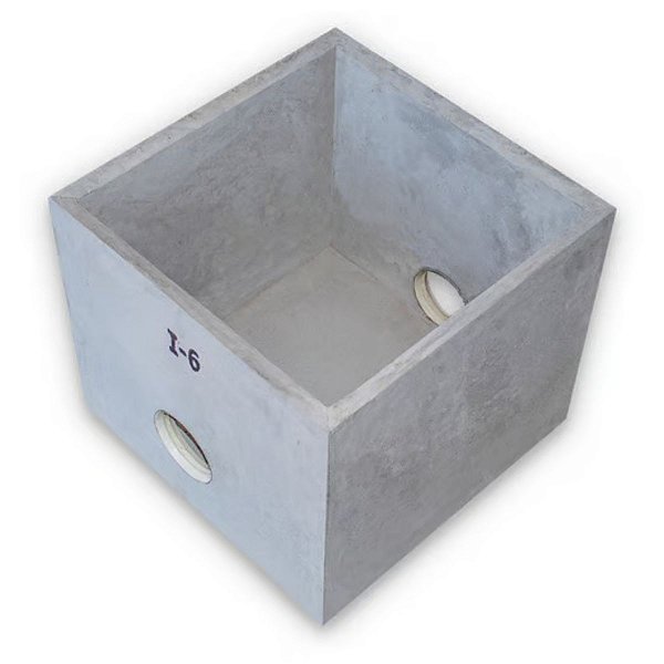 Caixa de Ramal I6 Pré Moldada SEM Tampa 50x50x43CM Concrebox