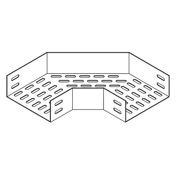 Curva Horizontal 90° 300 x 100mm BE-019 Bandeirantes