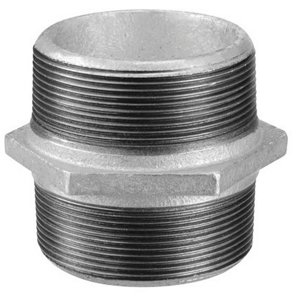 Niple Duplo Galvanizado 1/2" Tupy