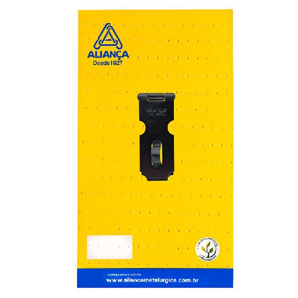 Porta Cadeado 1 Peça 81114 51MM Preto Fosca Aliança