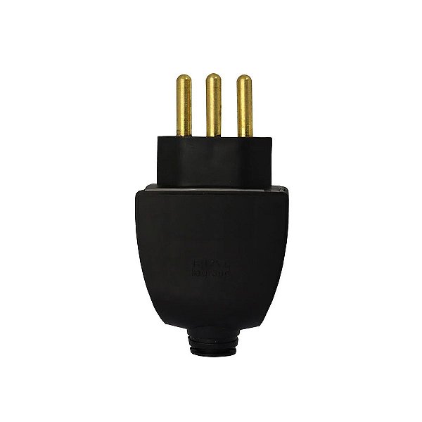 Pino Macho 2P+T 10A 10307 Preto B.Lux
