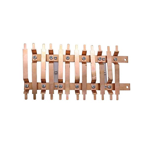 Kit Barramento Bifásico 28 DIN BNII28 DIN 100A 904386 Cemar