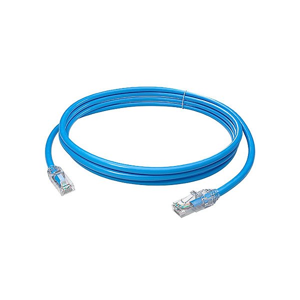 Patch Cord Sohoplus U/UTP CAT5E CMX T568A/B 1,5 Metros Azul Claro Furukawa