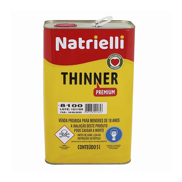 Thinner de Limpeza 5L Pitbull Natrielli