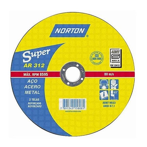 Disco de Corte 12X1/8X1" AR.312 Norton