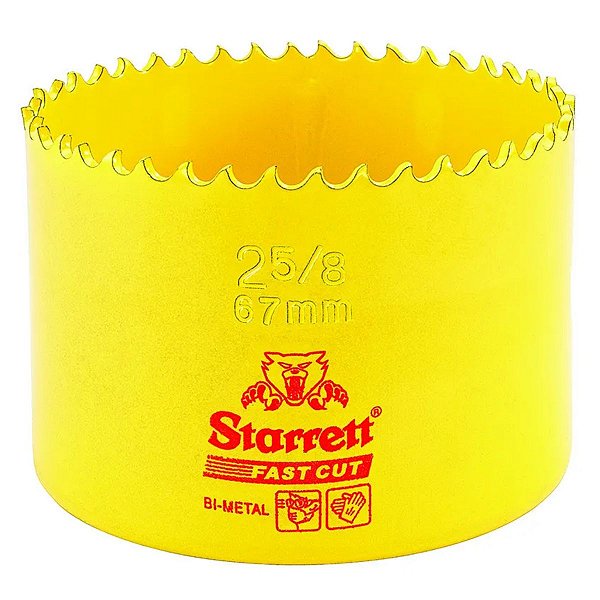 Serra Copo Fast Cut 2.5/8" 67MM FCH0258-G Starrett