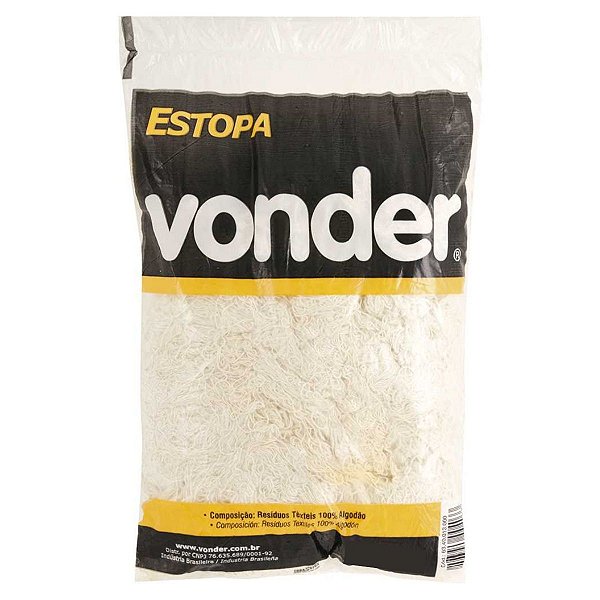 Estopa Branca para Polimento 150G Vonder