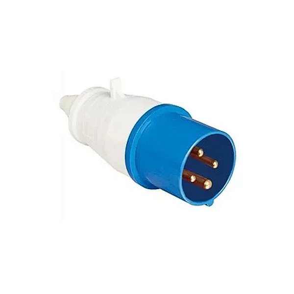 Plugue Móvel 3P+T 16A 9H 240V Azul 14684406 Weg